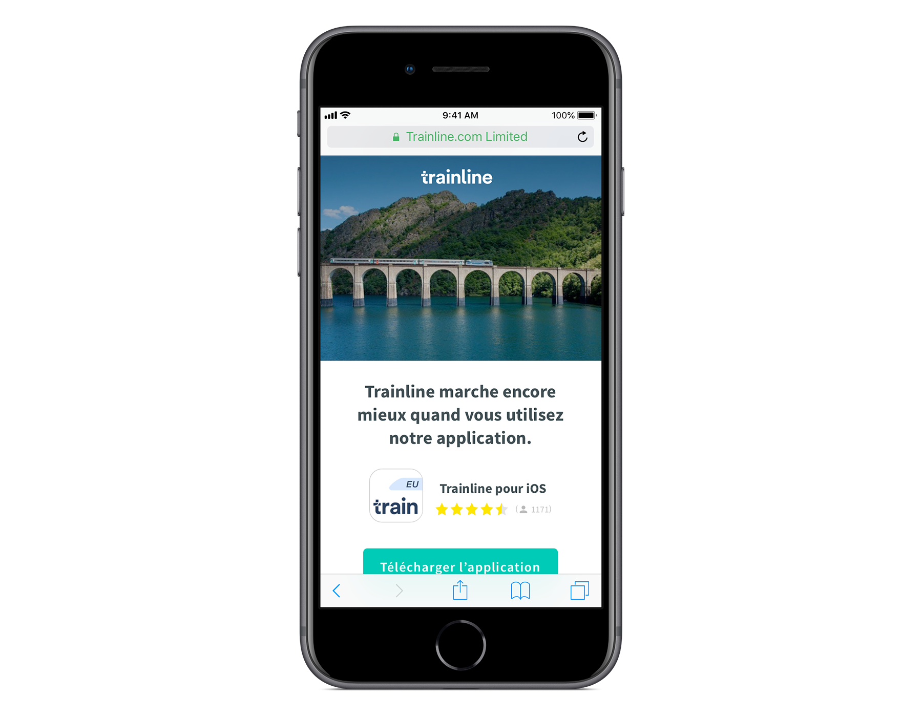 mobile web app, homepage