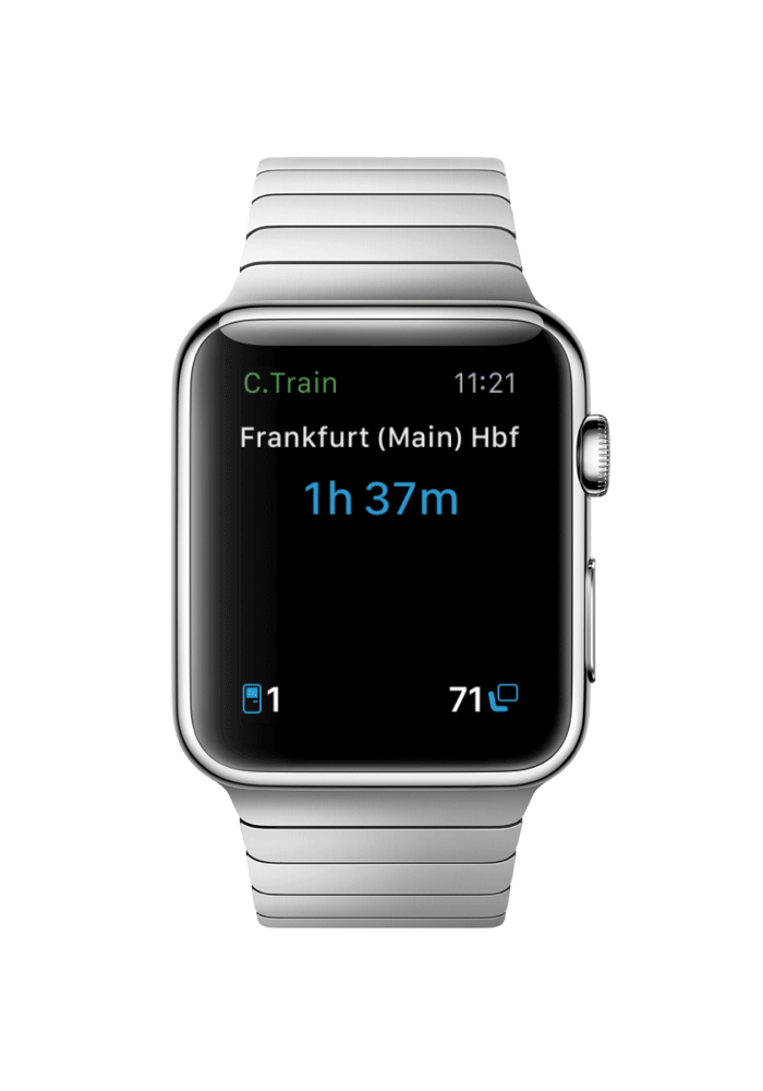 watch app, during transit